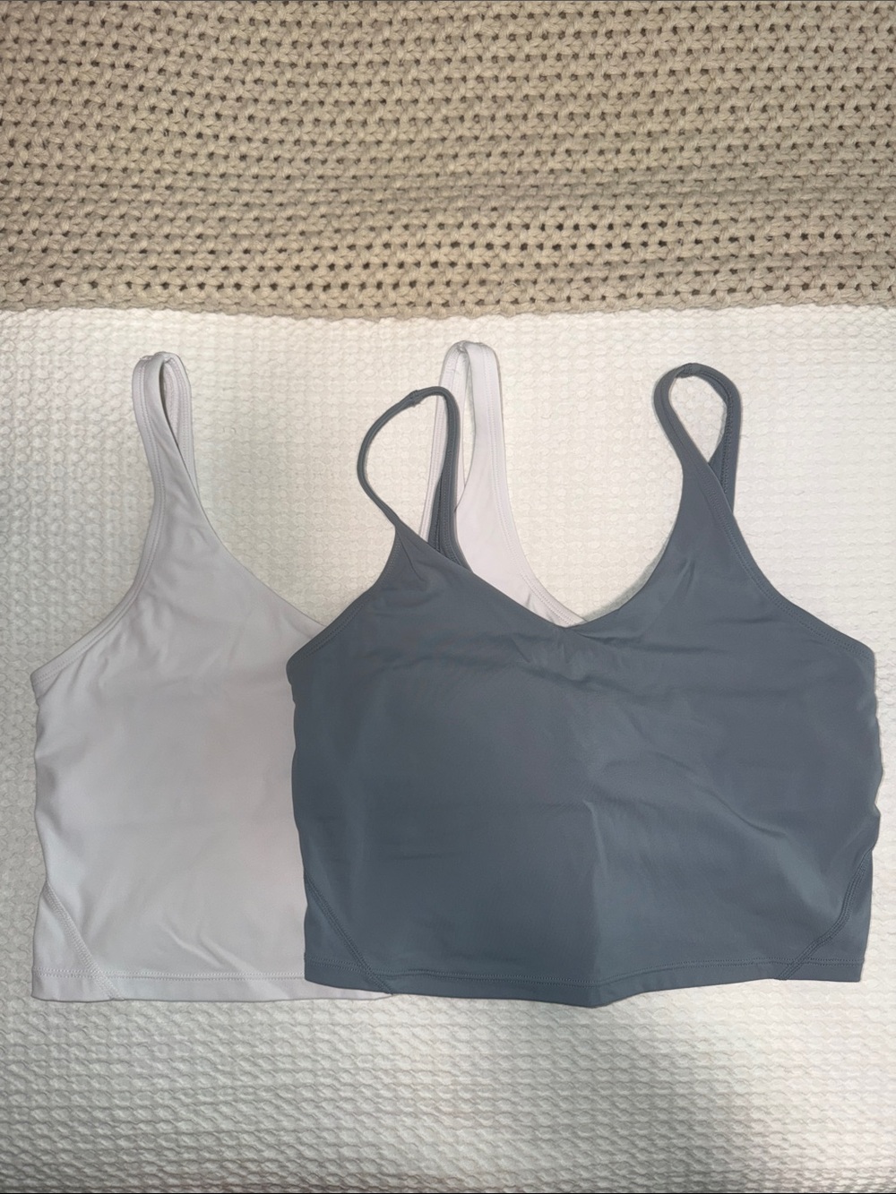 V-Neck Cropped Workout Tops